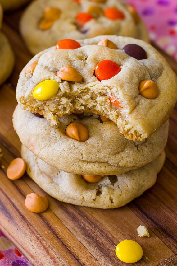 Soft Reese's Pieces Butterscotch Cookies Sally's Baking Addiction