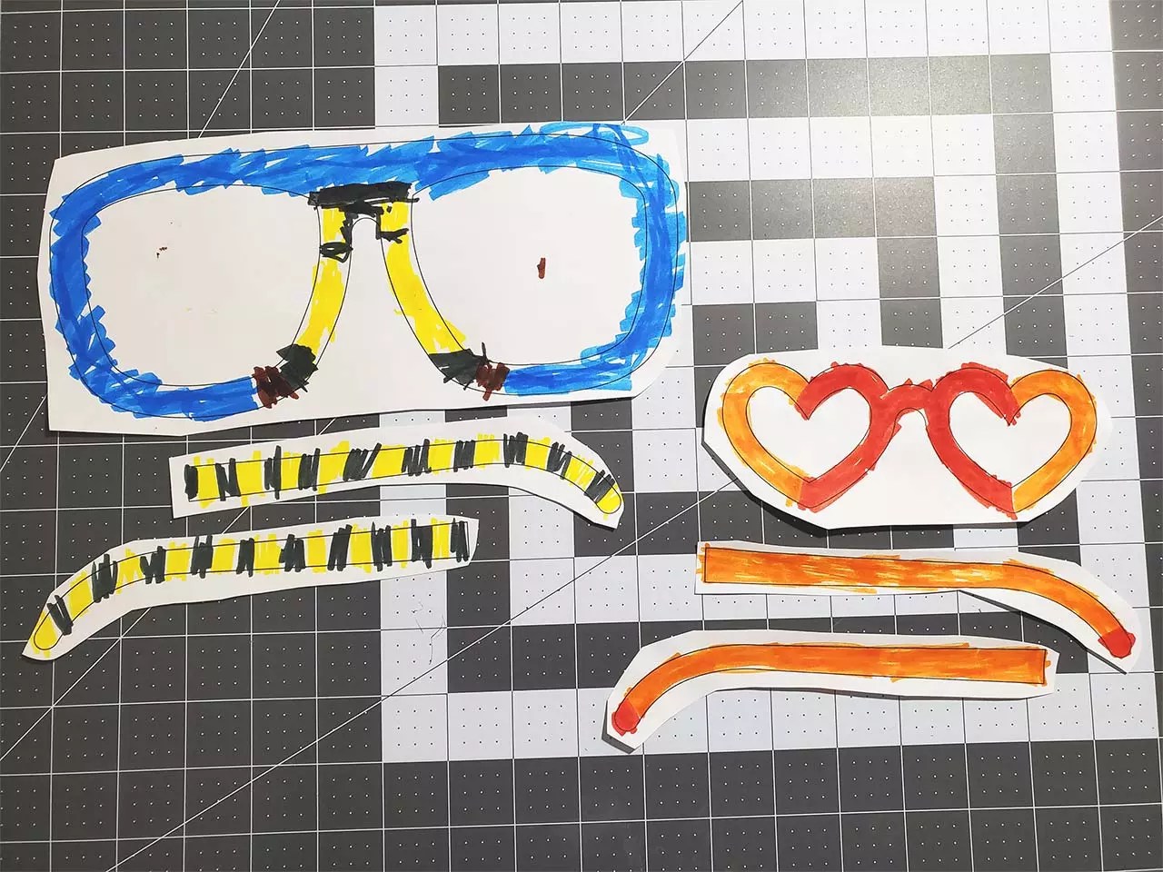 Fun Glasses Craft with Free Glasses Templates
