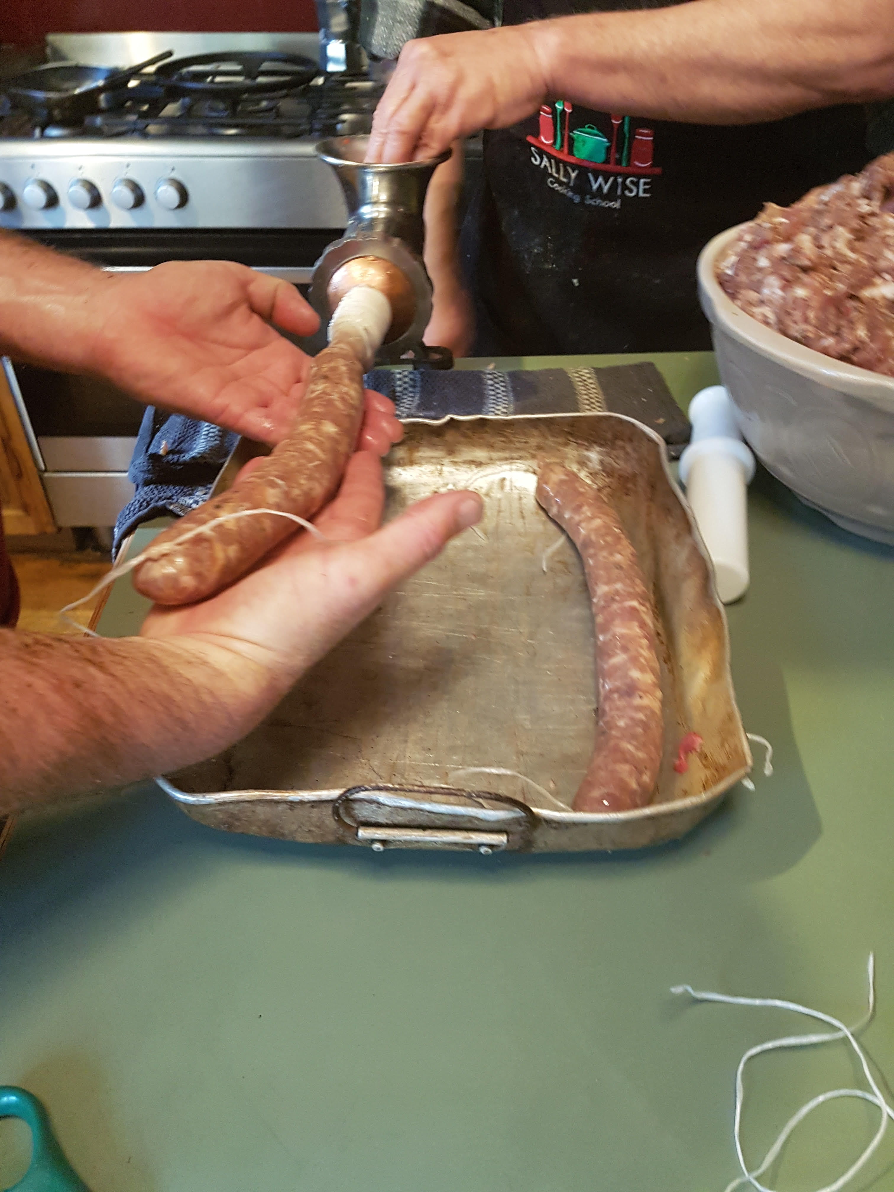 Salami so that’s how you make it!