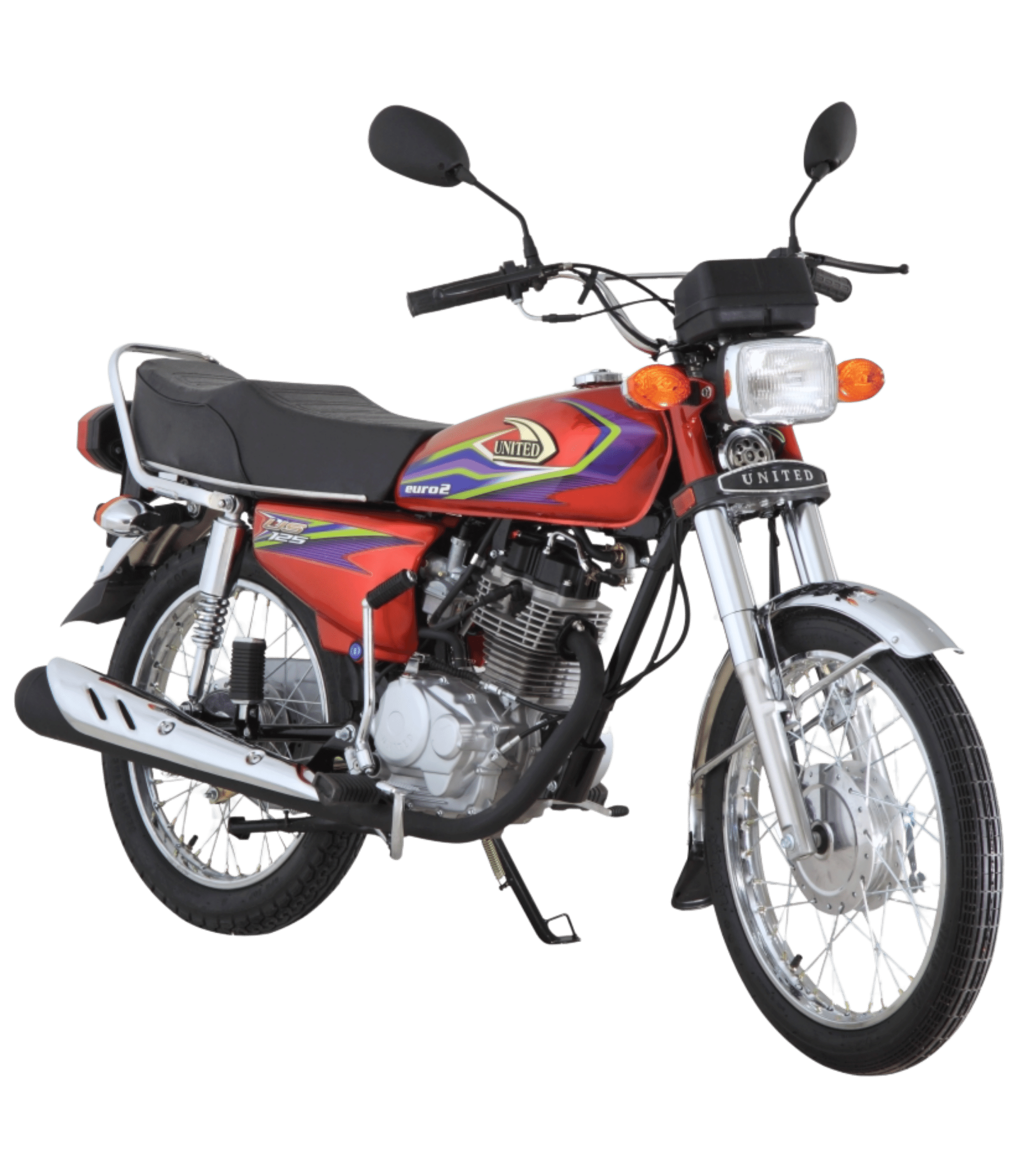 United US125 CC EURO II Motorcycle on Installments in Pakistan