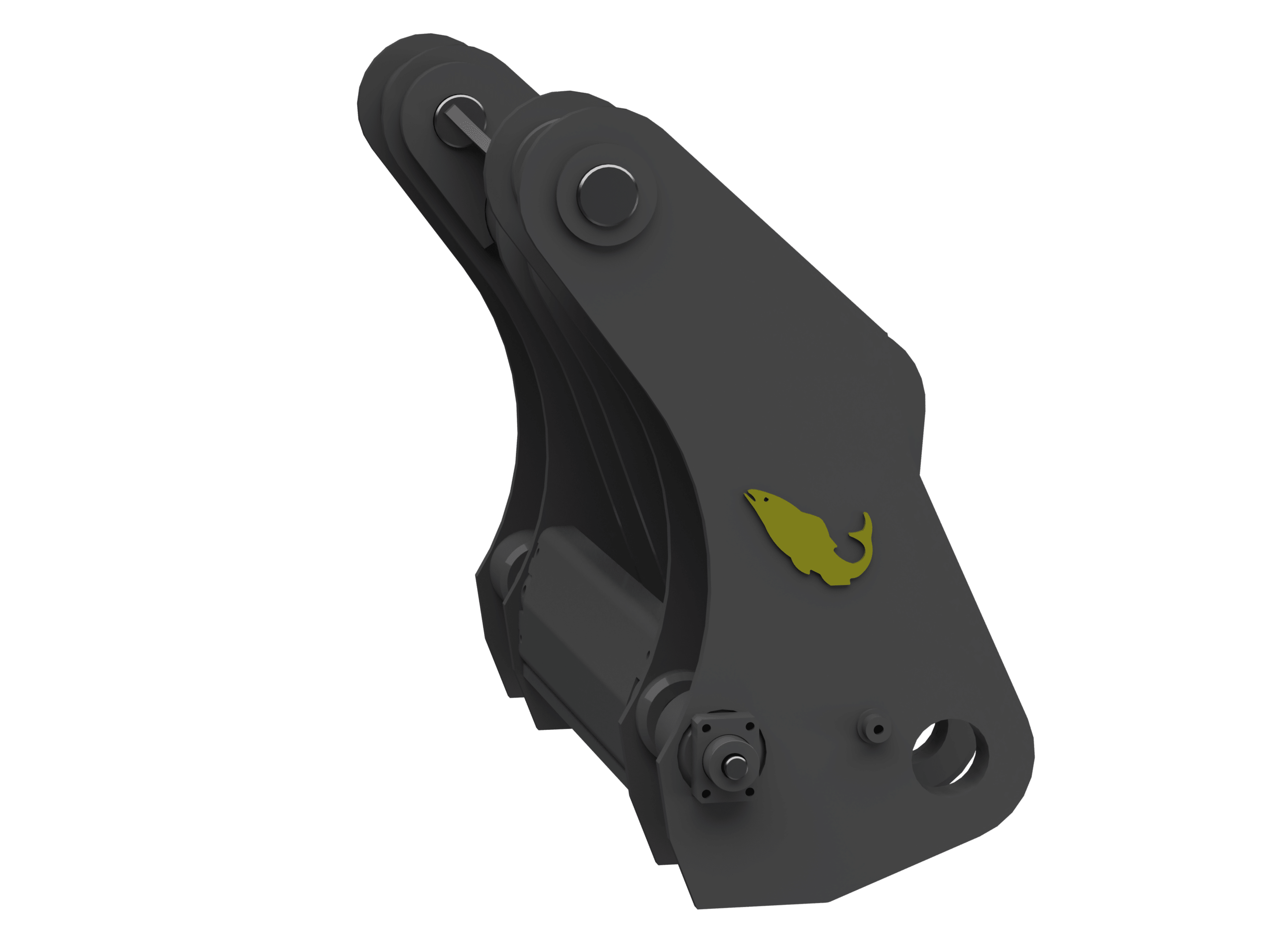 HydraulicCoupler Salmon Buckets Earthmoving Attachments