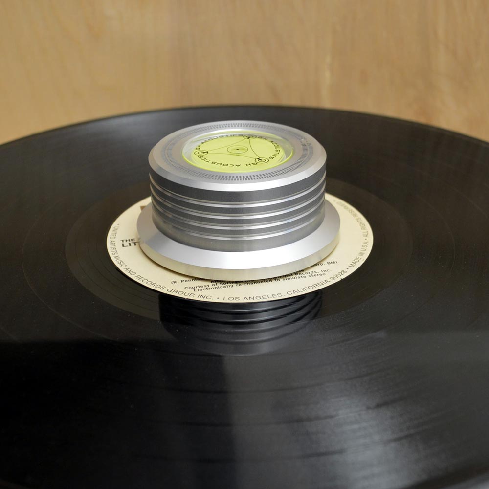 280g Record Stabilizer Precision Machined Aluminum w/ Level Salon 1 Audio