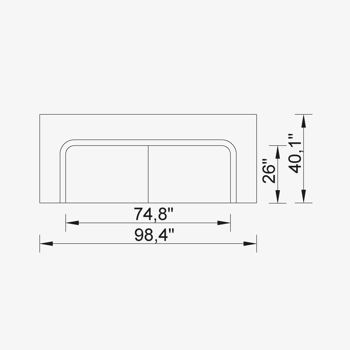 New Castle 4 Sofa Saloni