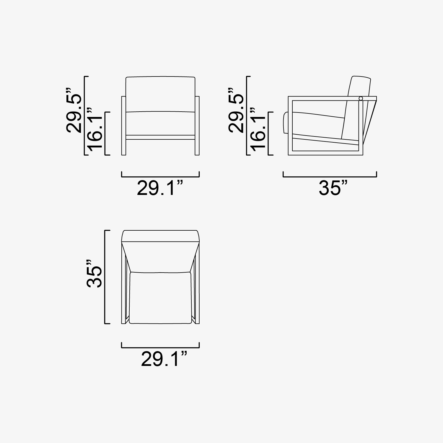 Jenga Accent Chair Saloni