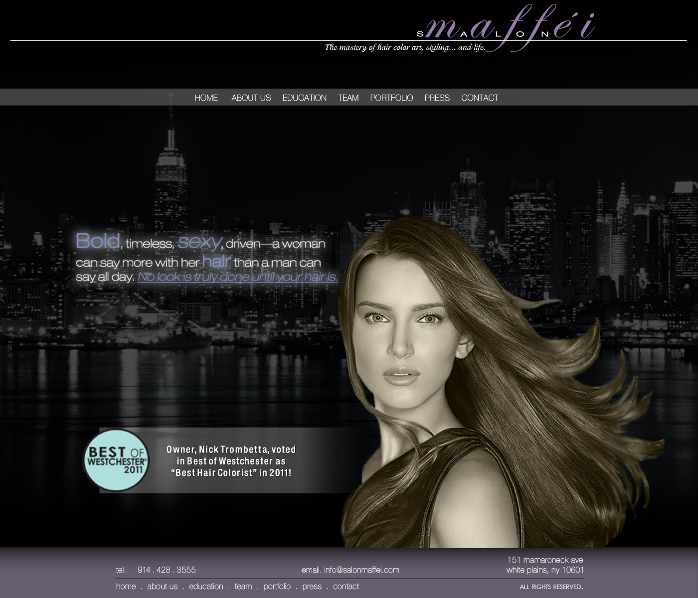 Salon Maffei The Mystery of hair colorart,styling…and life