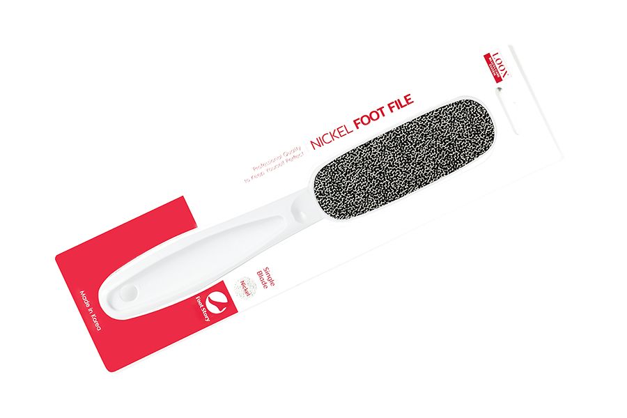 Buy Wholesale Foot File Nickel singlesided Online SalonQuip
