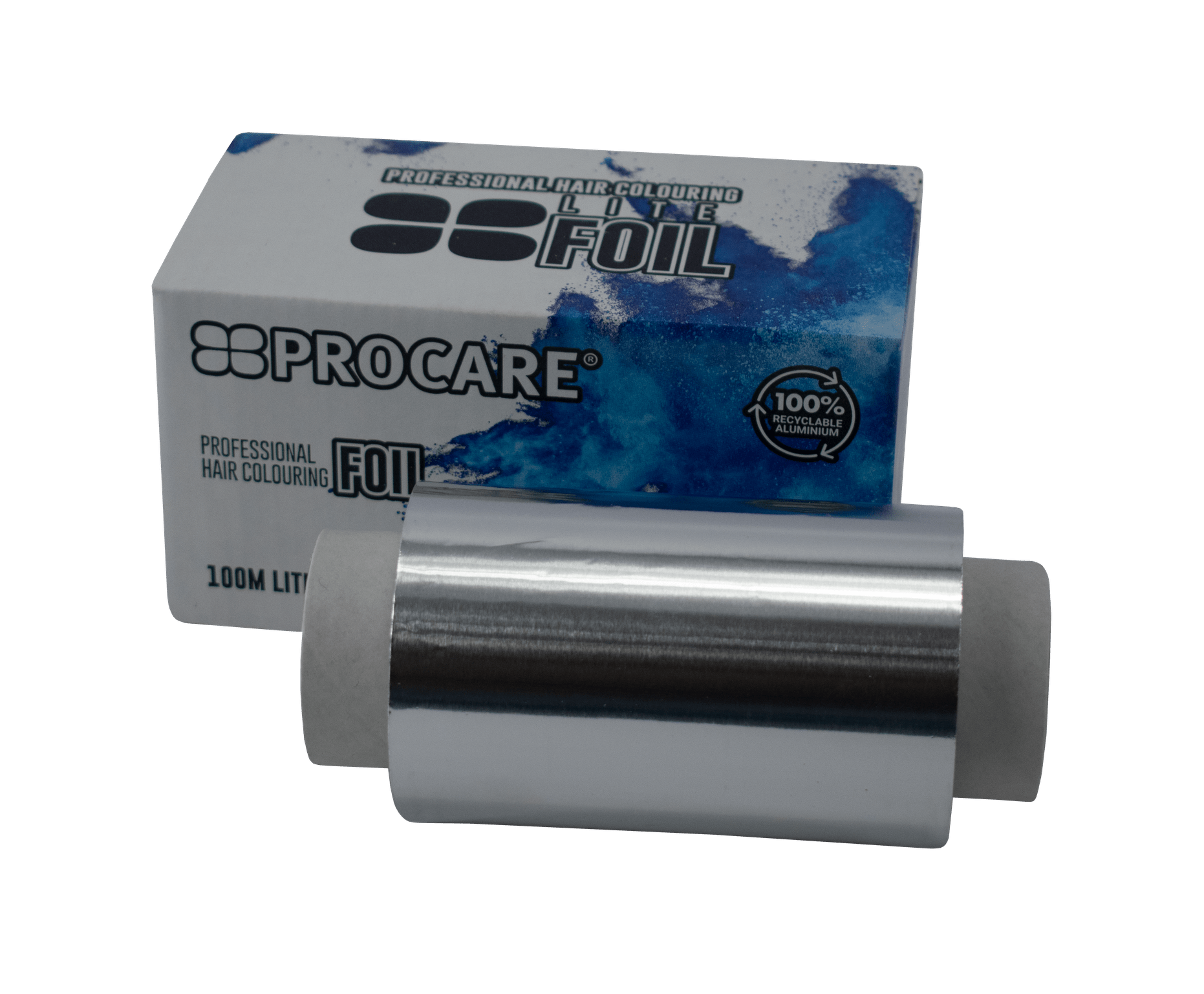 Procare Lite Hair Foils 100mm x 100m Silver Salon Hair Foils