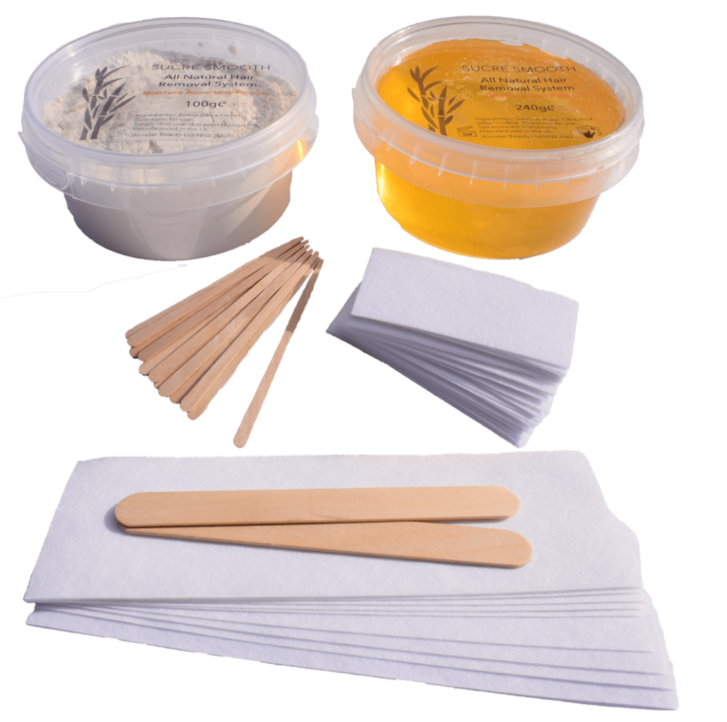 Sugar Waxing Hair Removal Sucre Smooth Face & Body Kit Professional