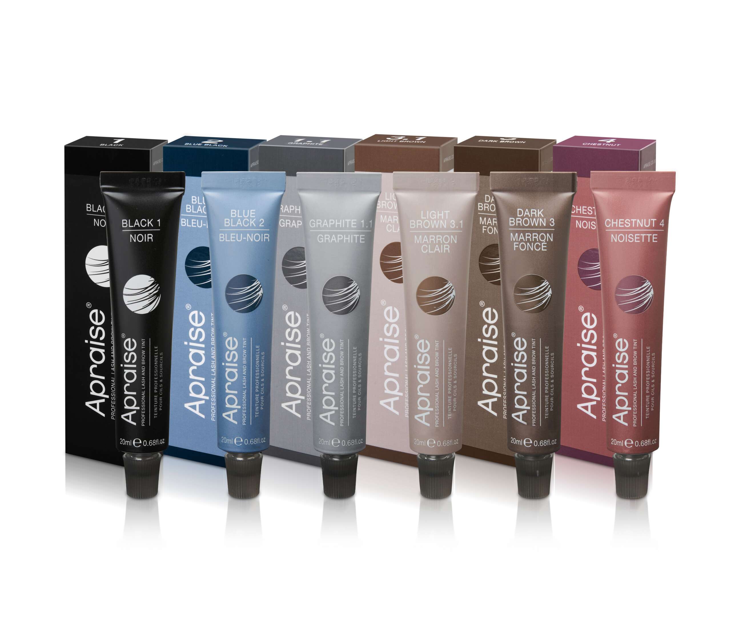 Apraise Vegan & PPD Free Eyelash & Eyebrow Tint 20ml Salon Eyebrow