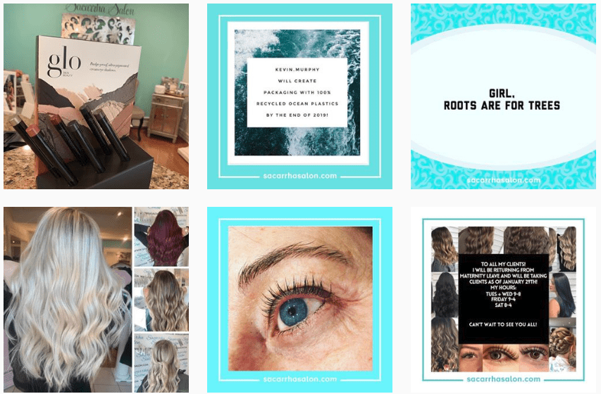 Sacarrha IG snap SalonTarget