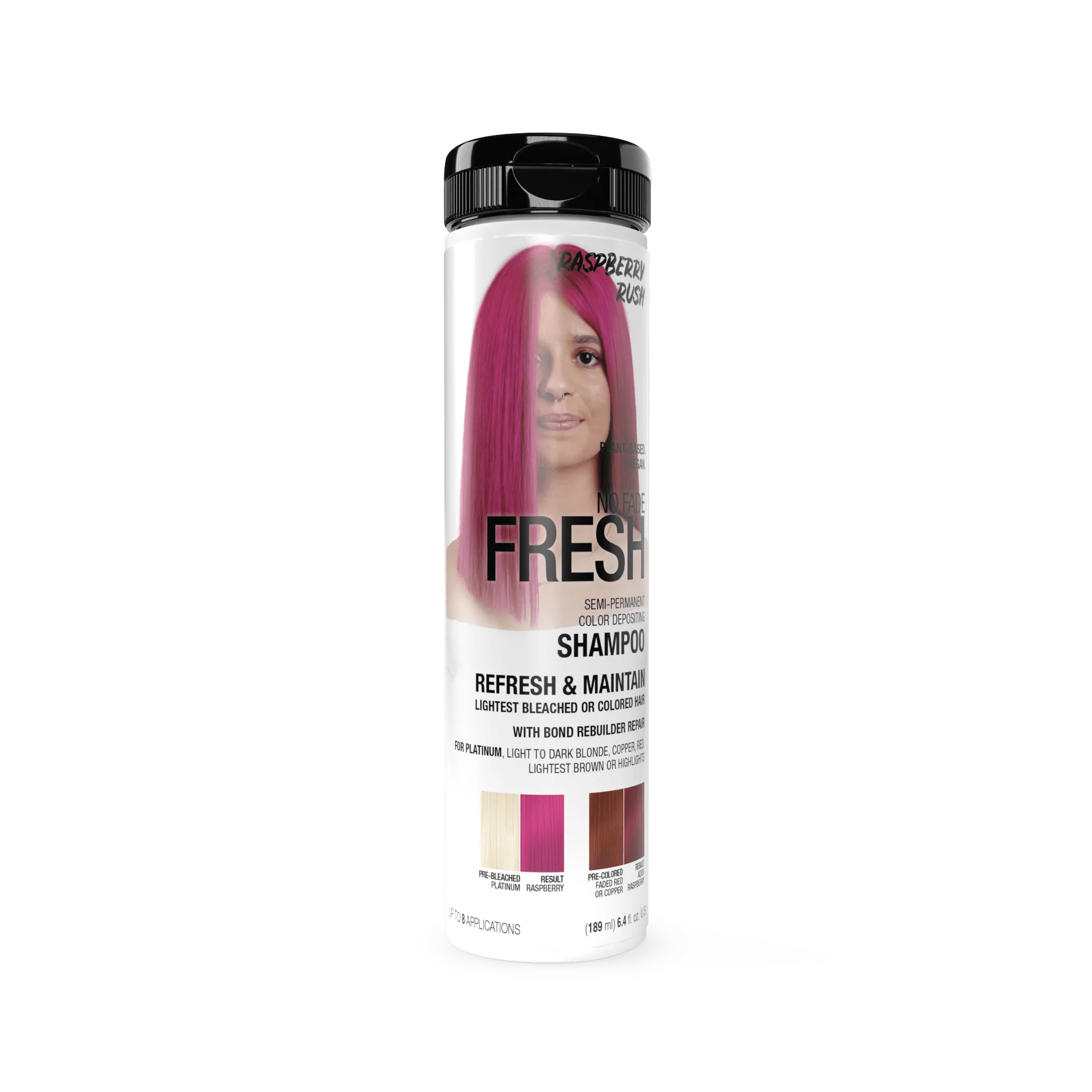 No Fade Fresh Colour Depositing Shampoo Raspberry Rush 189ml Salon