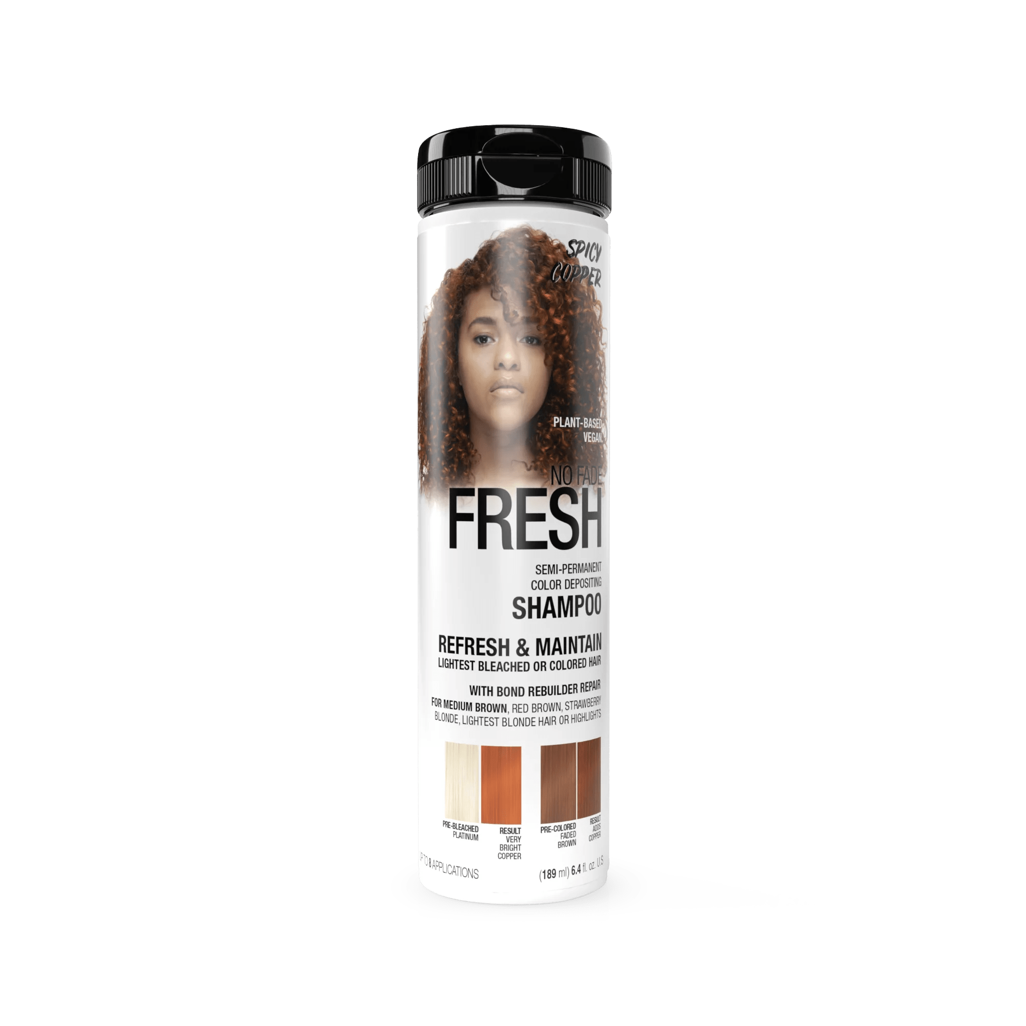 No Fade Fresh Colour Depositing Shampoo Spicy Copper 189ml Salon Warehouse