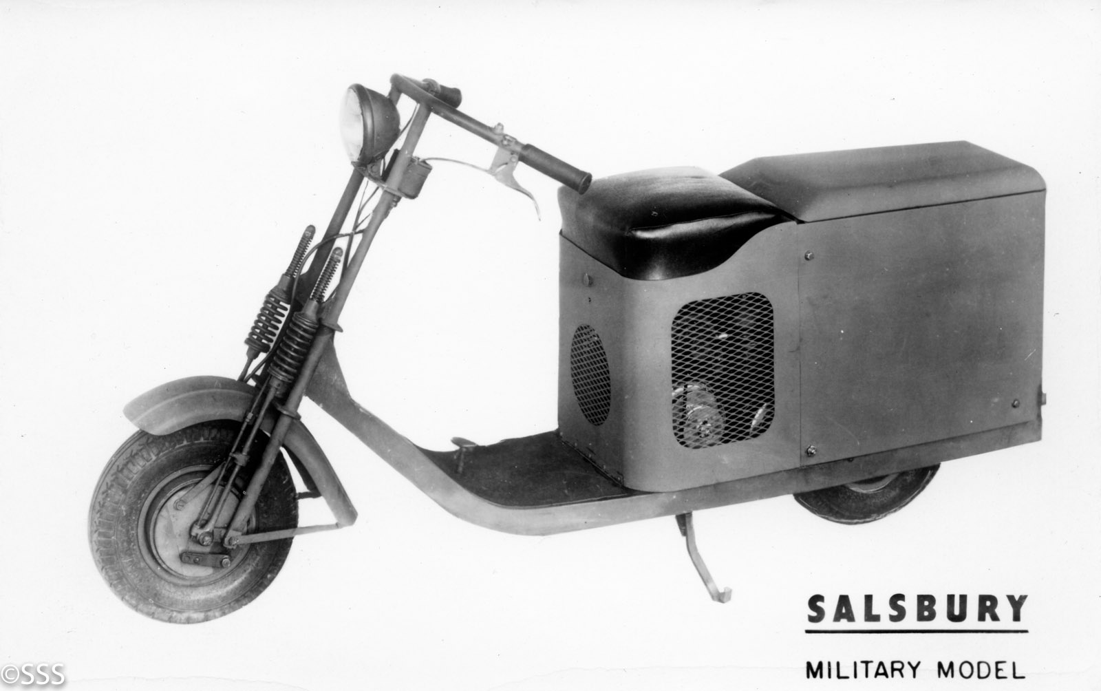 The Salsbury Army Motor Glide Prototype Scooter