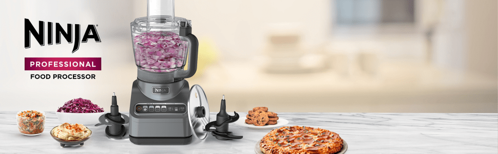 NINJA Professional Plus 9 Cup Silver Food Processor with Auto-iQ (BN601