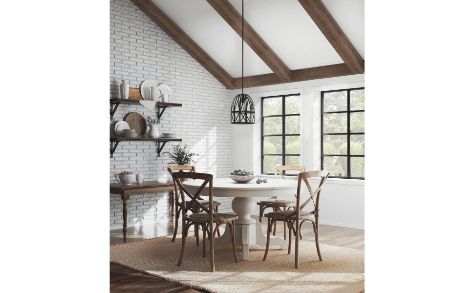 Progress Lighting Chastain Collection 1Light Textured Black Cerused