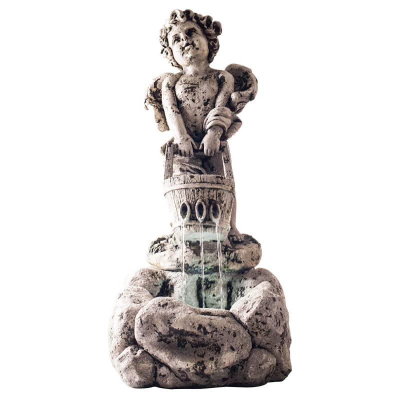 Outdoor Water Fountain With LED Lights - Salsoft Solutions