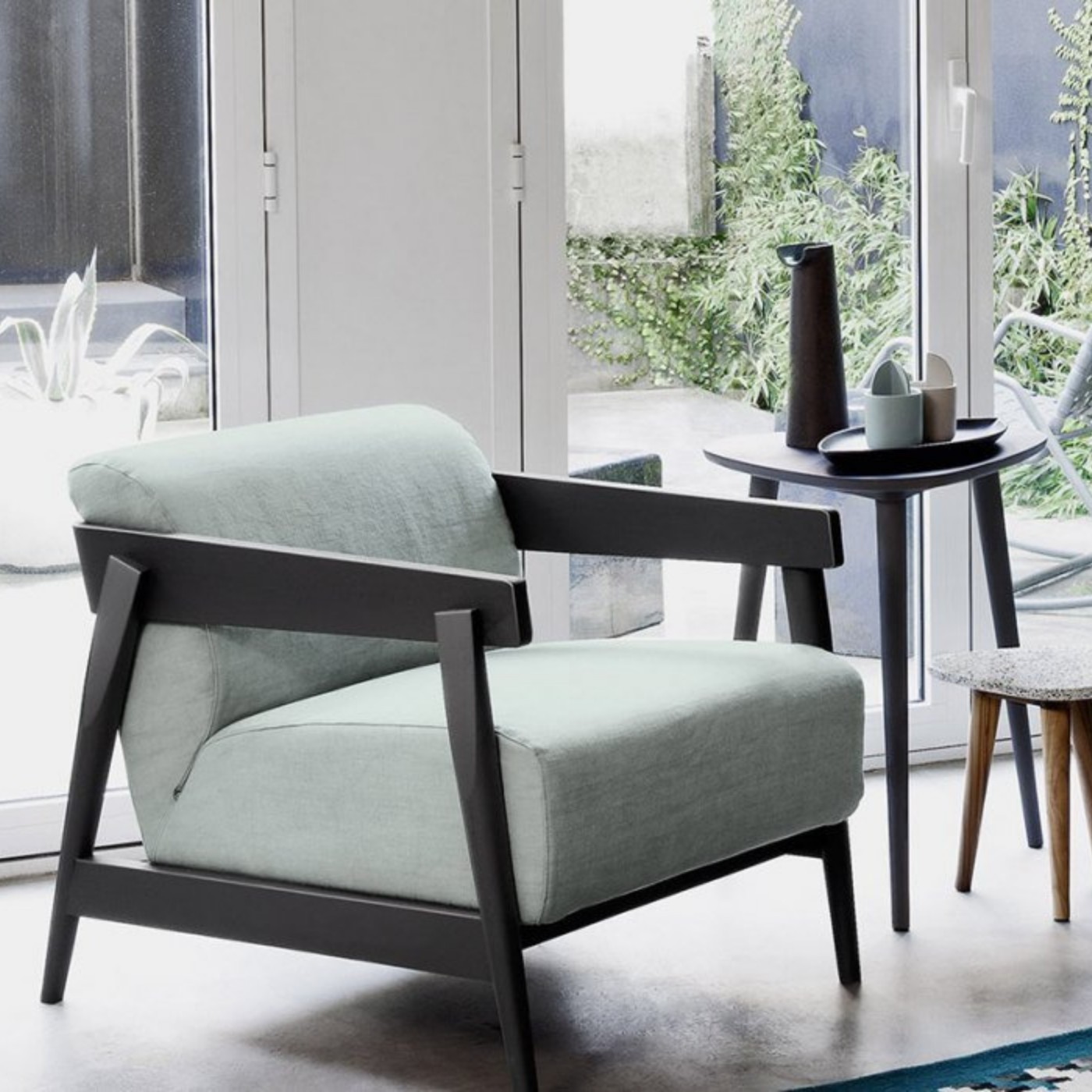 Brick Armchair Salt and Pepper