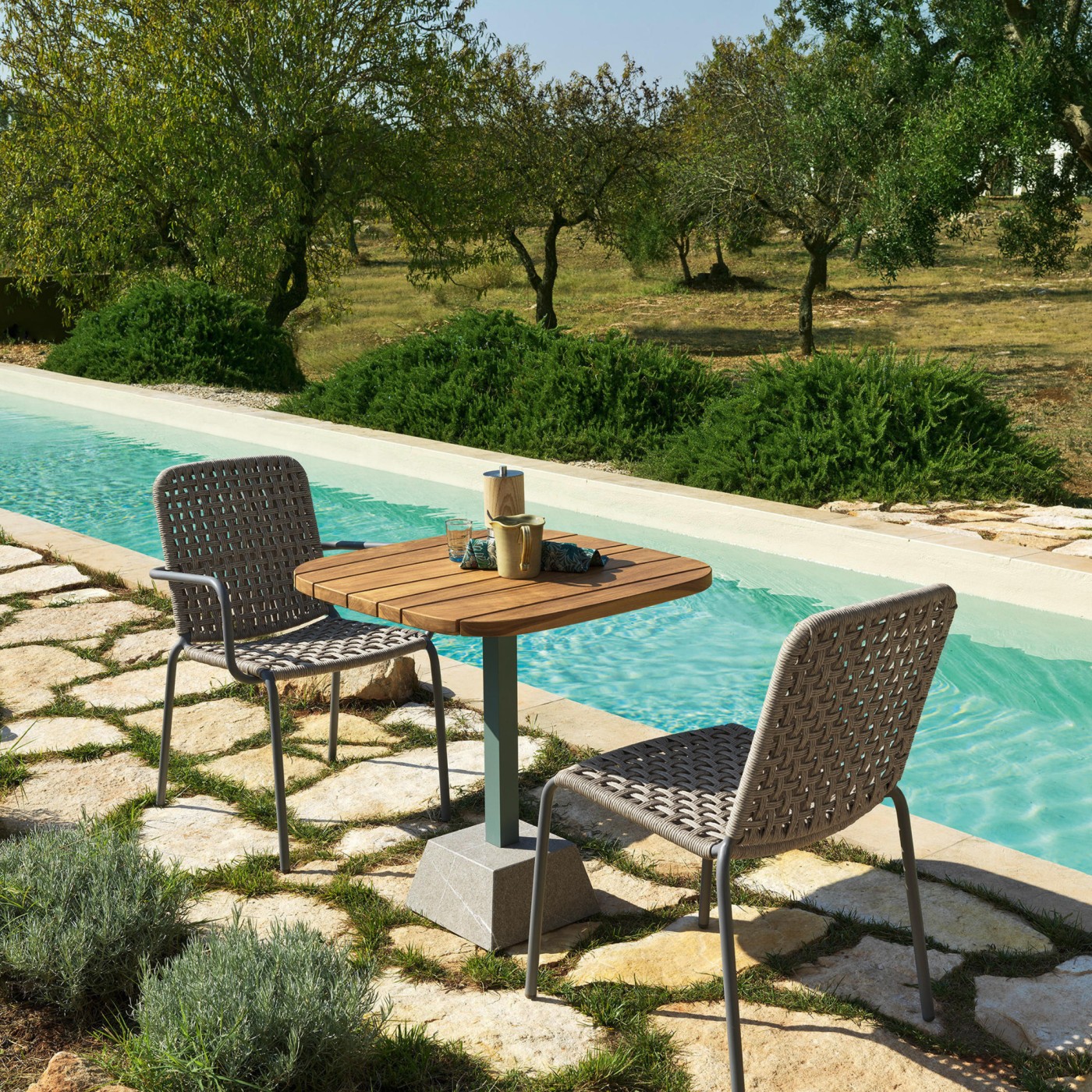 Straw Chair Salt and Pepper