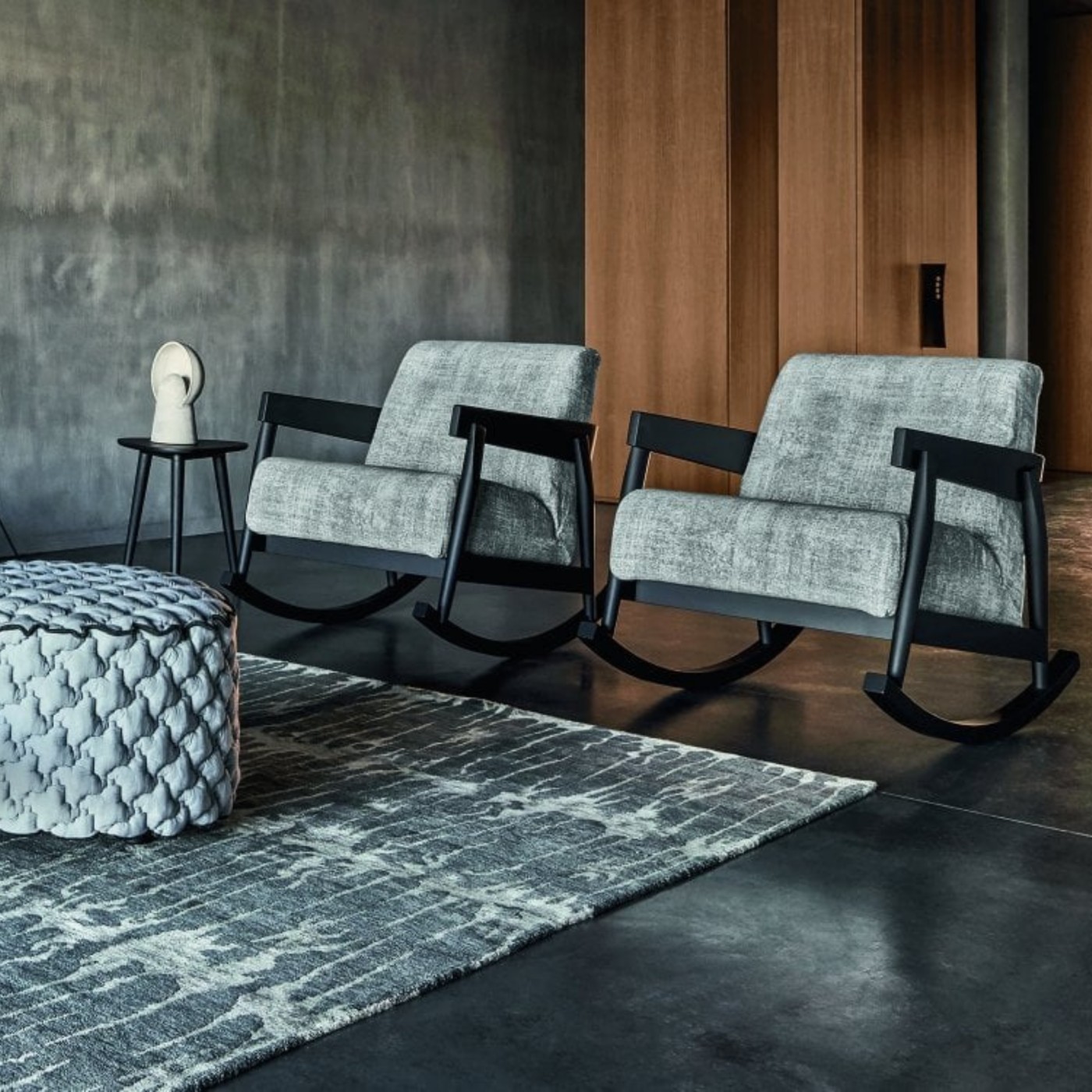 Brick Rocking Chair Salt and Pepper