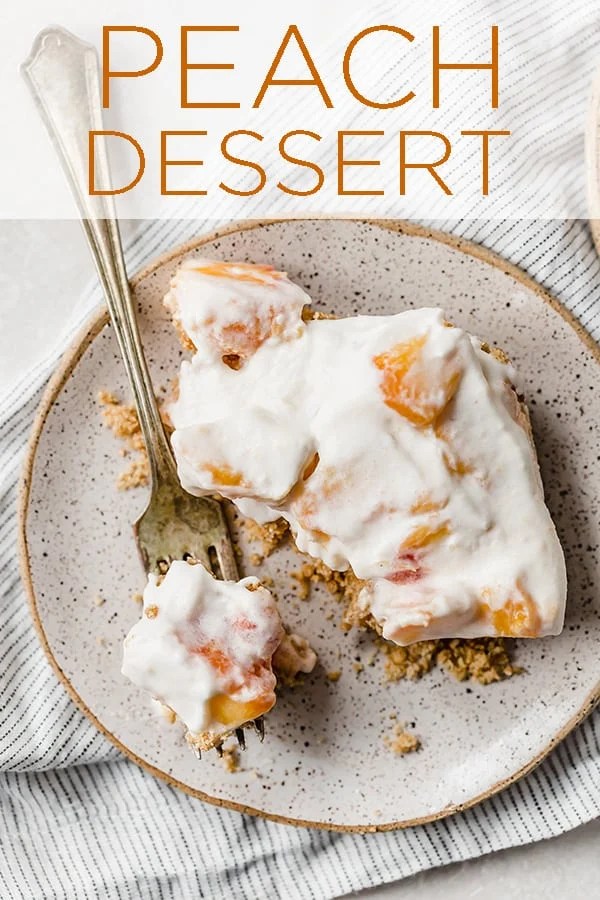 Peach Dessert — The Famous Peaches 'n Cream Dessert!