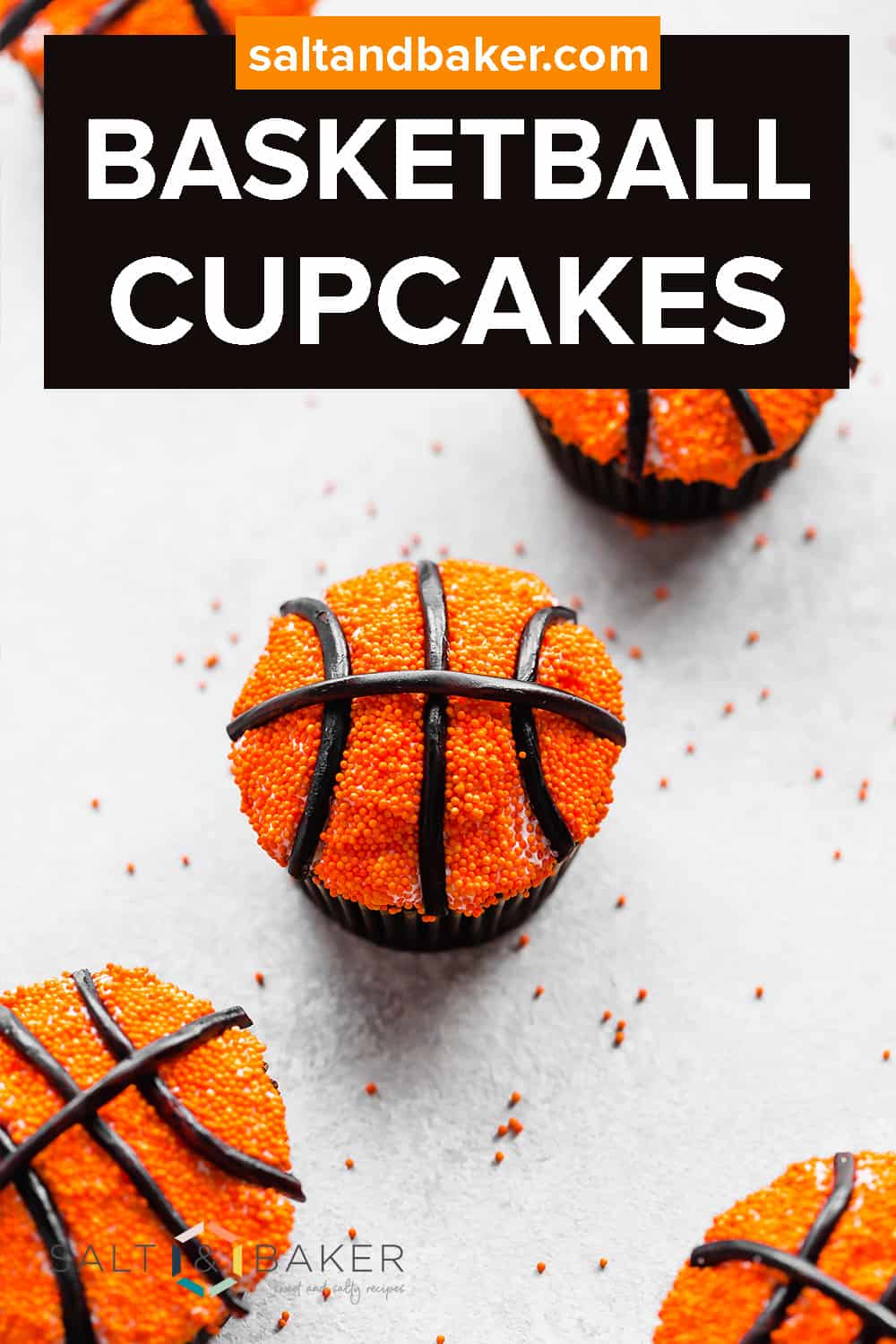 Basketball Cupcakes — Salt & Baker