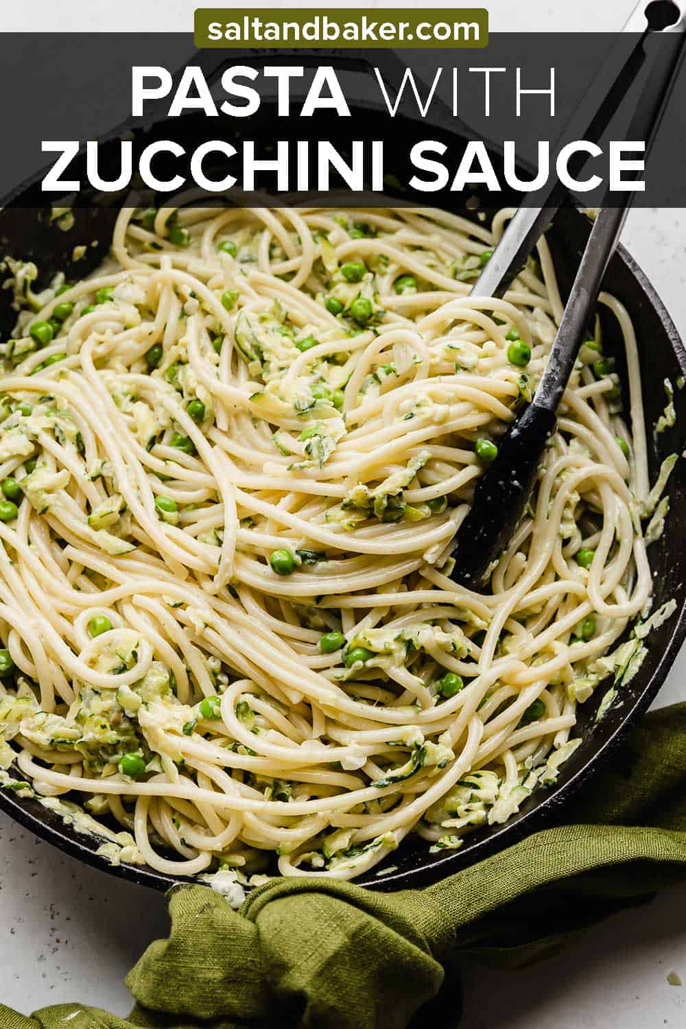 Pasta with Zucchini Sauce Salt & Baker