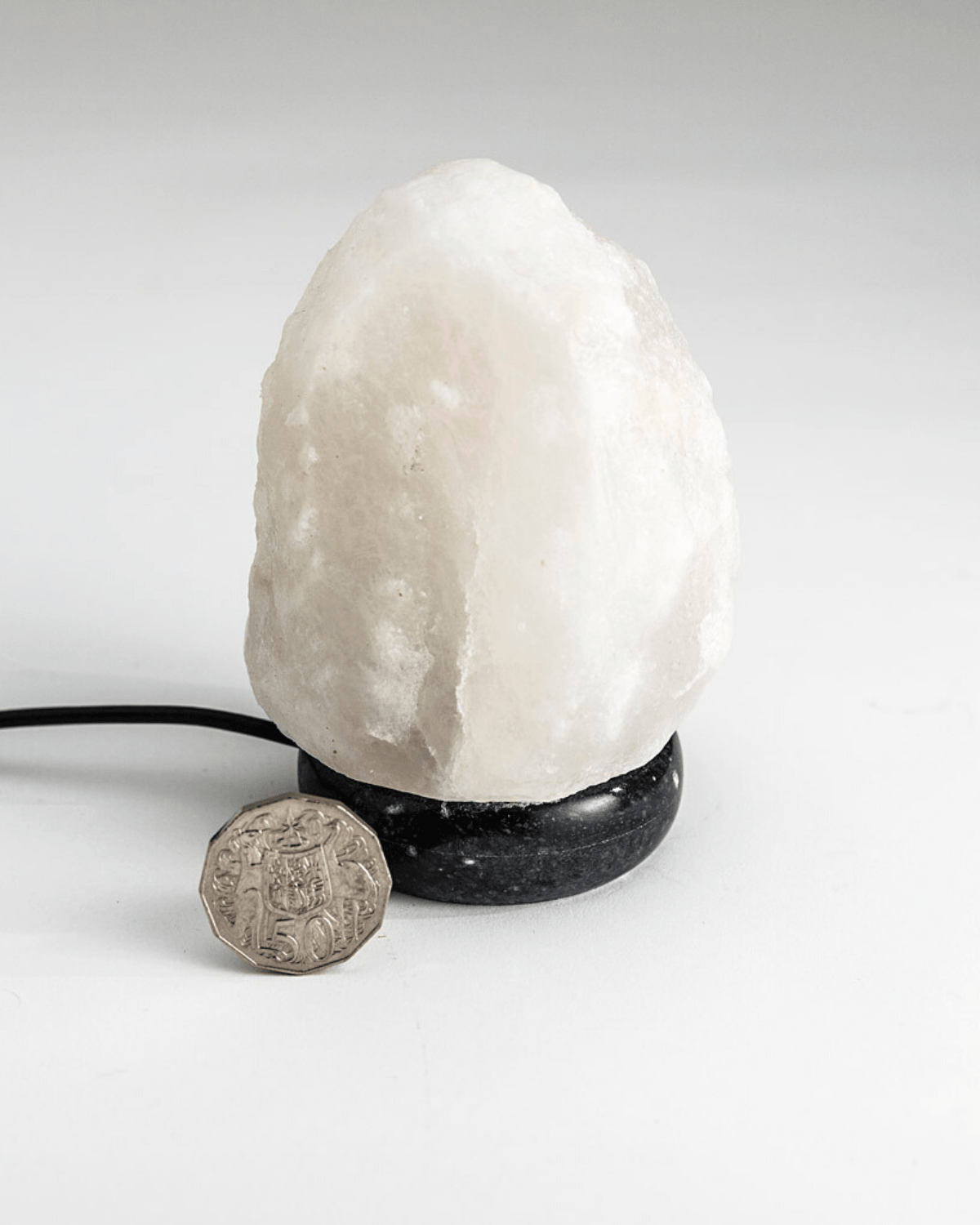 USB White Natural Himalayan Salt Lamp Salthaus