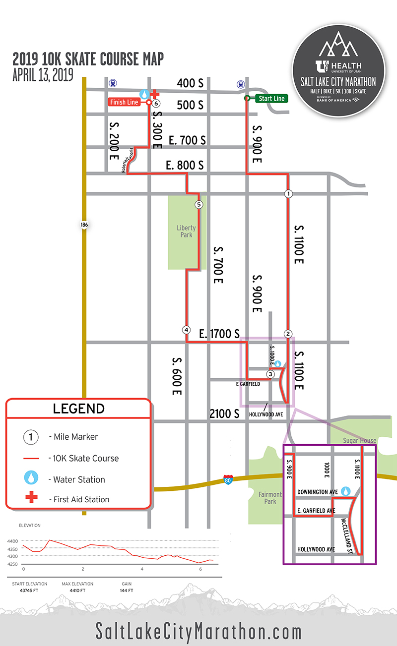 Course Salt Lake City Marathon