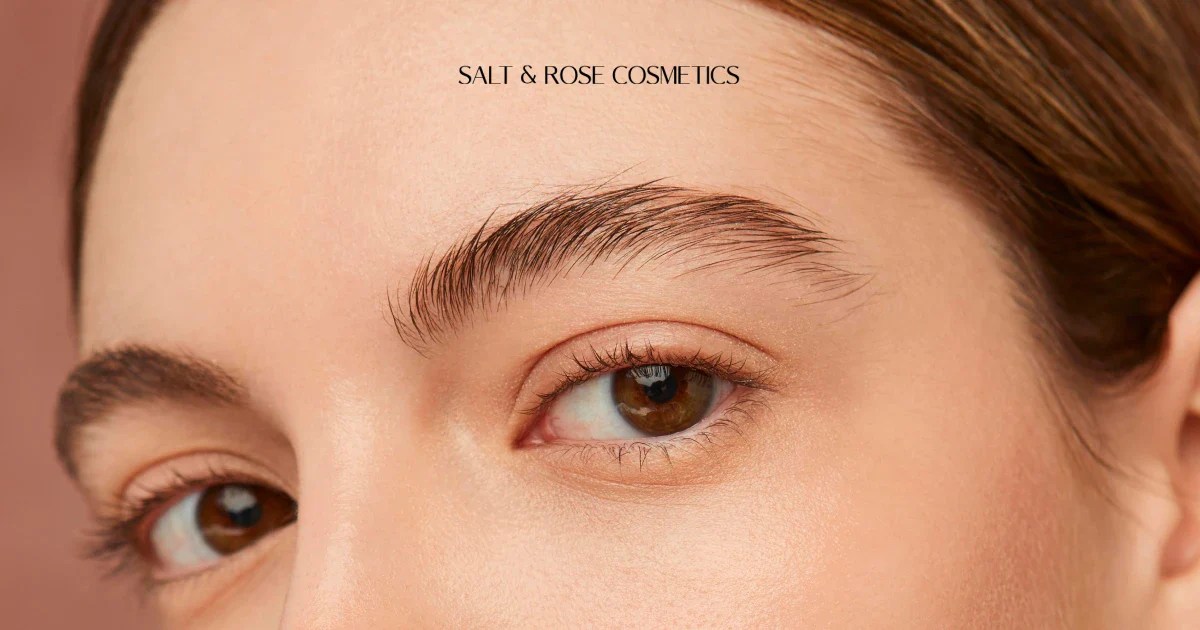 The Perfect Finish How to style eyebrows Salt & Rose Cosmetics