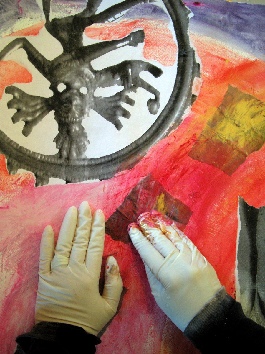 Saltworkstudio Large Painting Class 5 Clues, and Cool Painting Titles