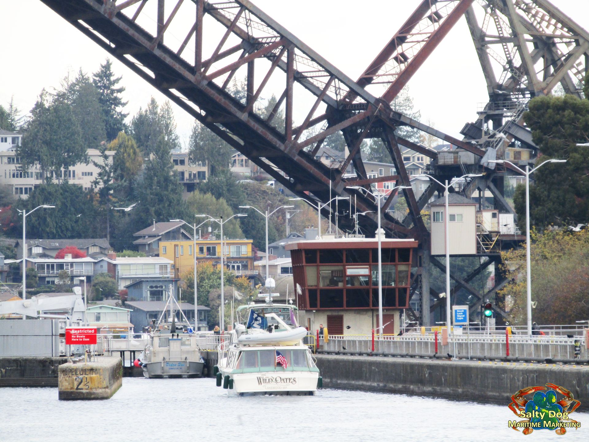 Ballard Locks, Hiram M. Chittenden Locks, Seattle WA Ship Canal, vessel
