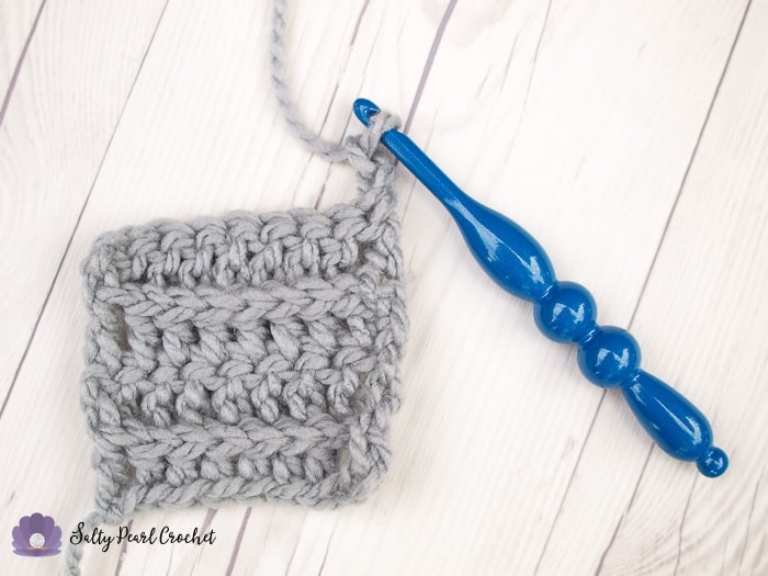 How to Crochet the 3rd Loop Double Crochet Stitch • Salty Pearl Crochet