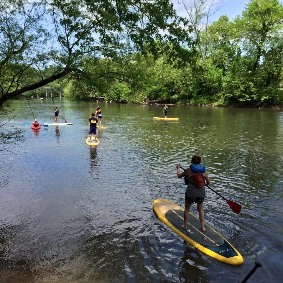 Kayaking on the French Broad River Asheville, NC