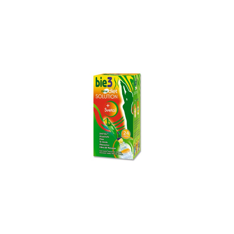 BIE3 SOLUTION DIET 24 STICKS SOLUBLES Parafarmacia Salunatur