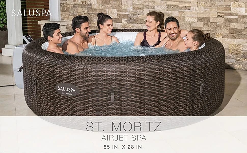 St. Moritz Hot Tub Bestway SaluSpa Inflatable Round Spa