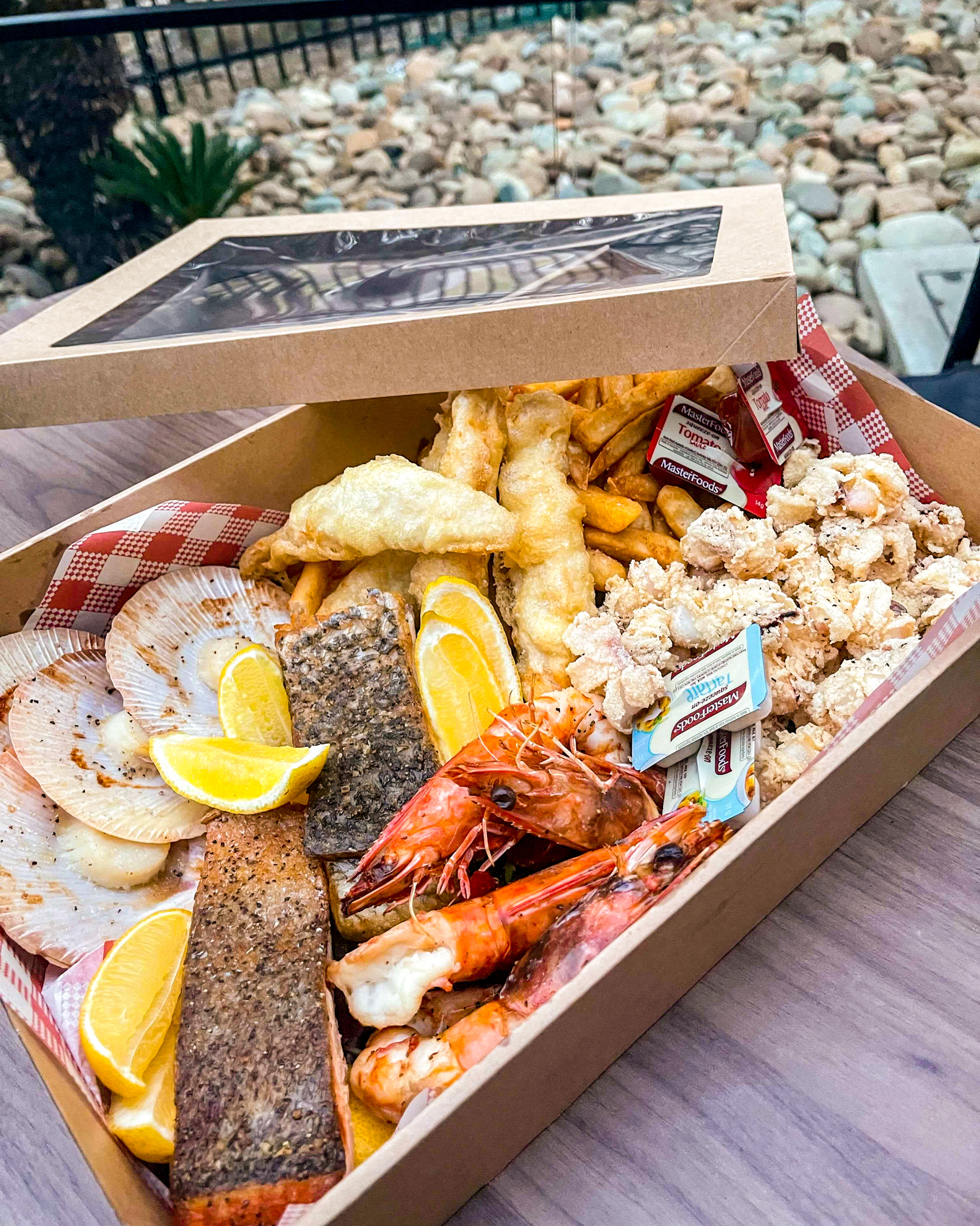 Hot Seafood Platter (PREORDER & PICK UP ONLY) Saluti Cafe