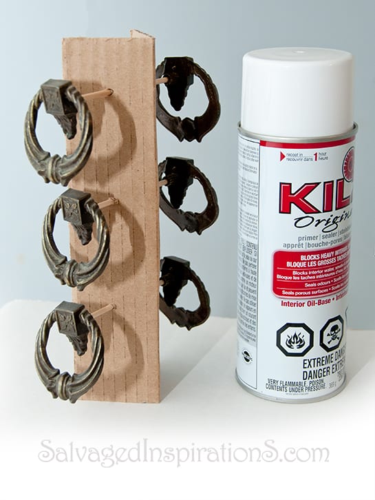 HowToTips Painting Drawer Hardware Salvaged Inspirations