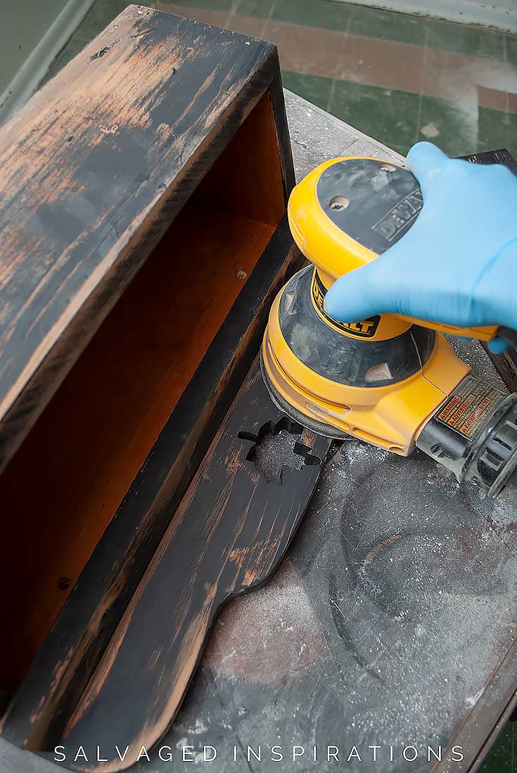 Sanding Paint Off Mailbox Salvaged Inspirations
