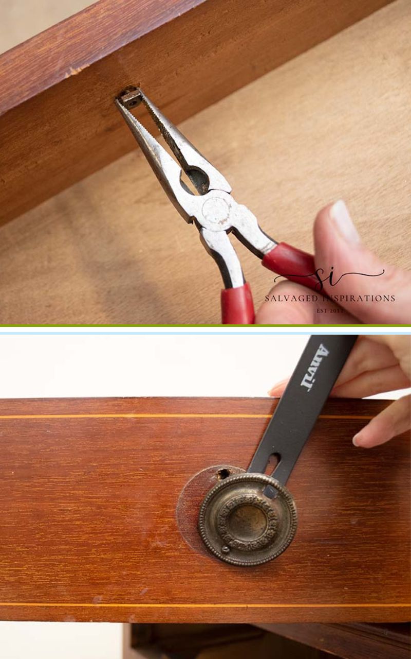 Removing Old Hardware Salvaged Inspirations Salvaged Inspirations