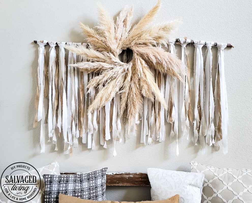shabby chic wall hanging tutorial 9 Salvaged Living