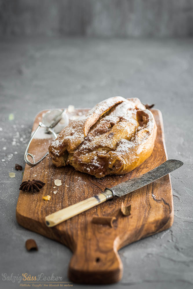 Wiener Stollen, nach einem Rezept von Uropa Rehbein Salzig, Süß und