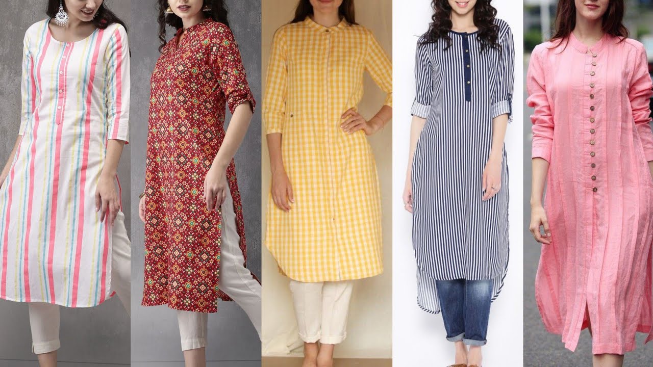 Kurta Style Designs Collection For Girls 2021 SAMAJ