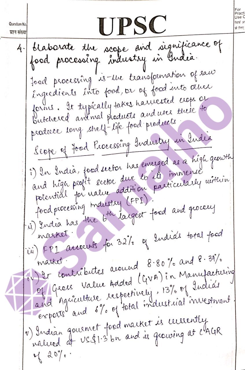 UPSC CSE 2022 Mains GS 3 Paper Model Answers UPSC IAS Samajho Learning