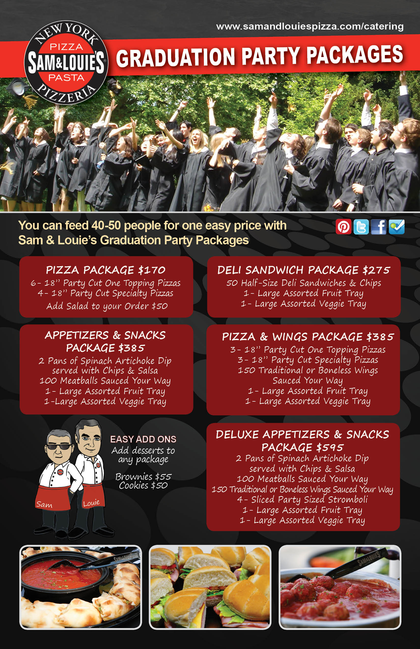 Graduation Party Catering Ideas Sam & Louies