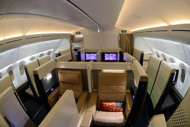 Review Etihad Airways B7879 Dreamliner First Class Inaugural Flight