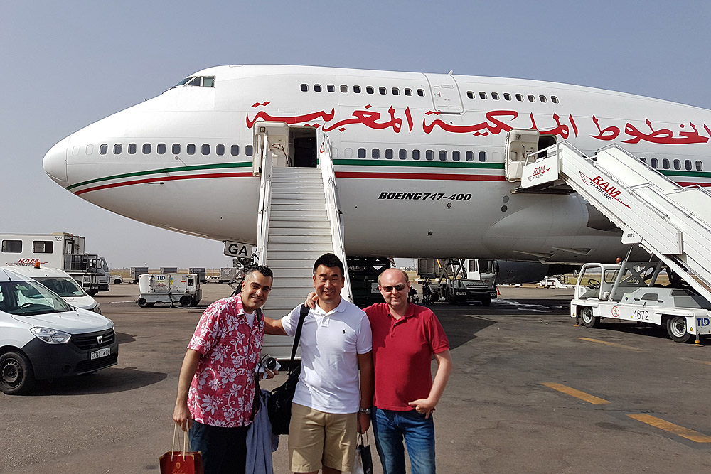 Review Royal Air Maroc Business Class B747400 Montreal to Casablanca