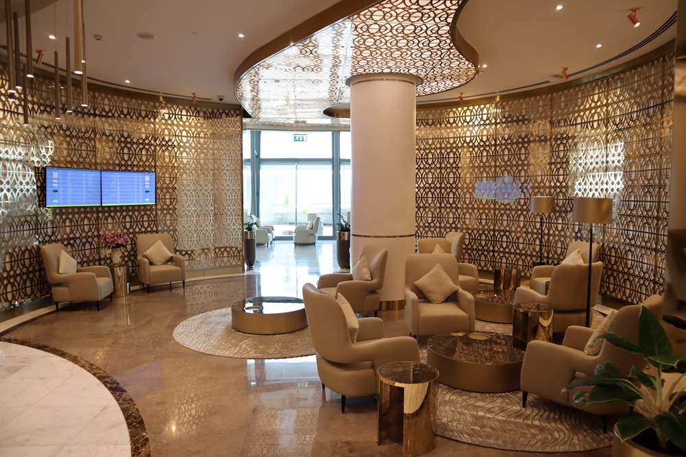 Oman Air New First and Business Class Lounge Muscat