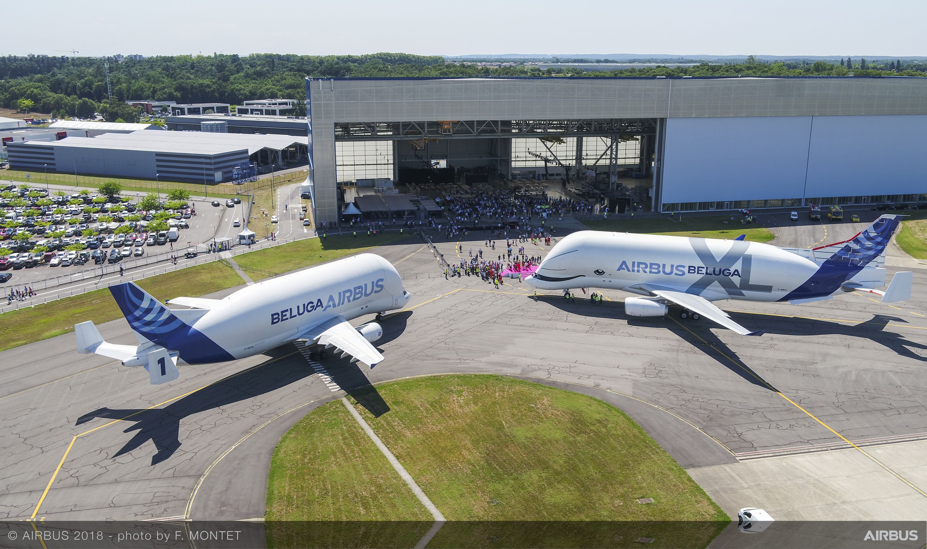 FARNBOROUGH Airbus Beluga XL touches the sky for the first time