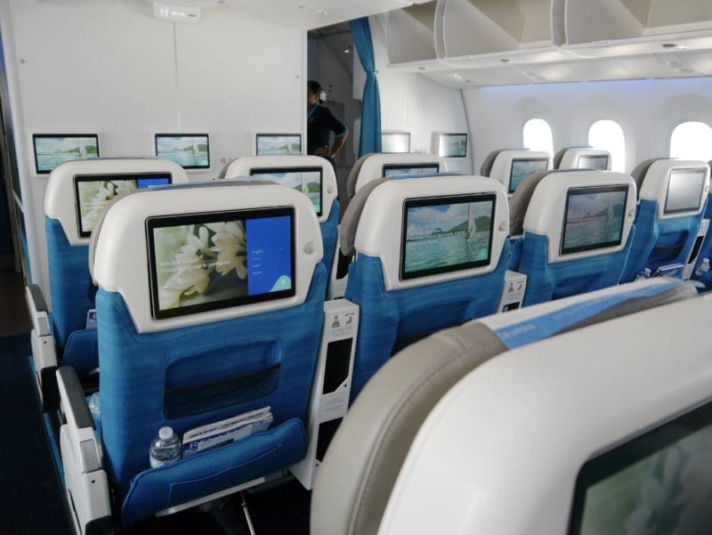 Boeing 787 Dreamliner Tui Plan Cabine