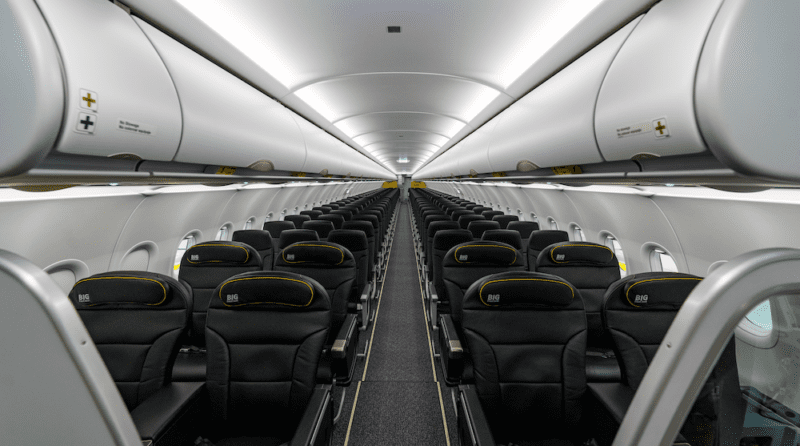 Airbus A320 Neo Azul Interior